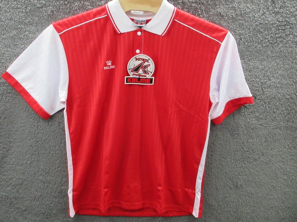 NWT Vintage 90s Y2K KELME Men's Large Polyester Soccer Futbol Jersey Shirt USA